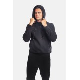 Paco & Co 2381074 Black Ανδρικό Φούτερ με Κουκούλα 3