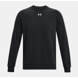 Under Armour Ανδρικό Φούτερ με Στρόγγυλη Λαιμόκοψη 1379755 Black 4