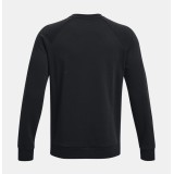 Under Armour Ανδρικό Φούτερ με Στρόγγυλη Λαιμόκοψη 1379755 Black 5