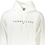 TOMMY HILFIGER Ανδρική Μακρυμάνικη Μπλούζα Φούτερ με κουκούλα Κανονική Εφαρμογή DM0DM17985_BIYBR Λευκό 2