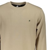 U.S. GRAND POLO USF175 Μπεζ Ανδρική Φούτερ Μπλούζα Με Στρογγυλή Λαιμόκοψη 3