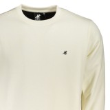 U.S. GRAND POLO USF175 Εκρού Ανδρική Φούτερ Μπλούζα Με Στρογγυλή Λαιμόκοψη 3
