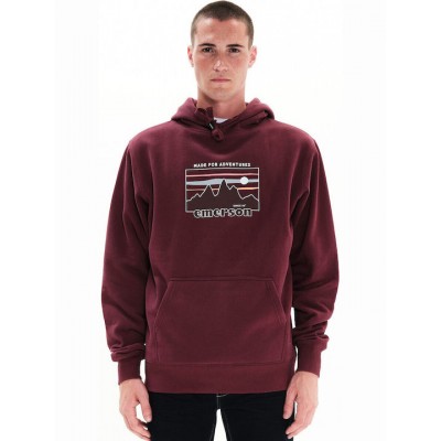 Emerson 222.EM20.03 Ανδρικό Φούτερ με Κουκούλα και Τσέπες 