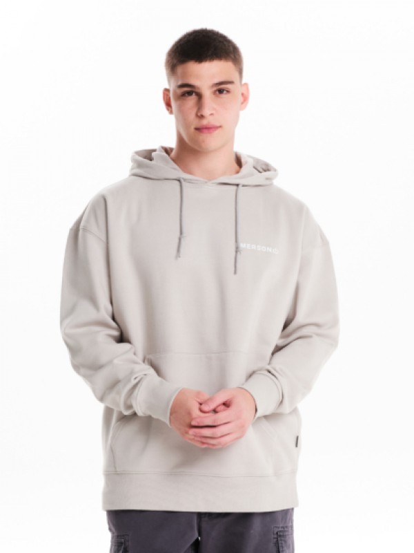 EMERSON ΑΝΔΡΙΚΟ OVERSIZED ΦΟΥΤΕΡ ΜΕ ΚΟΥΚΟΥΛΑ 242.EM20.50 GREY