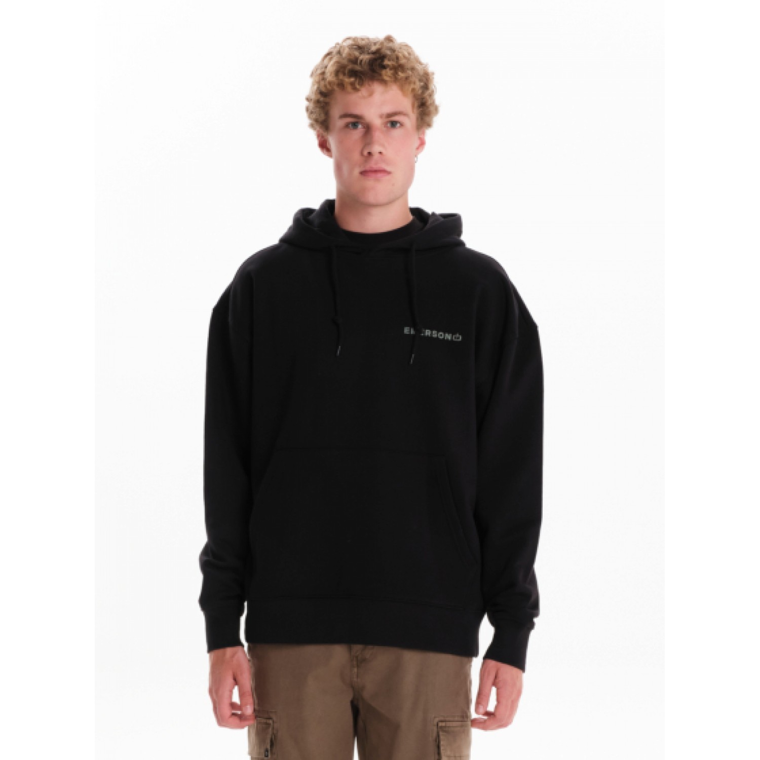 EMERSON ΑΝΔΡΙΚΟ OVERSIZED ΦΟΥΤΕΡ ΜΕ ΚΟΥΚΟΥΛΑ 242.EM20.50 Black