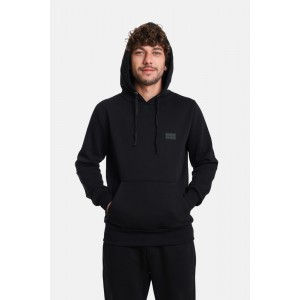 Life Style Butiken Butiken Ανδρική Μακρυμάνικη Μπλούζα Φούτερ με Κουκούλα LS12481070 Black