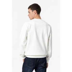 Life Style Butiken Ανδρικό Φούτερ με Στρόγγυλη Λαιμόκοψη LS10056190_101 Λευκό