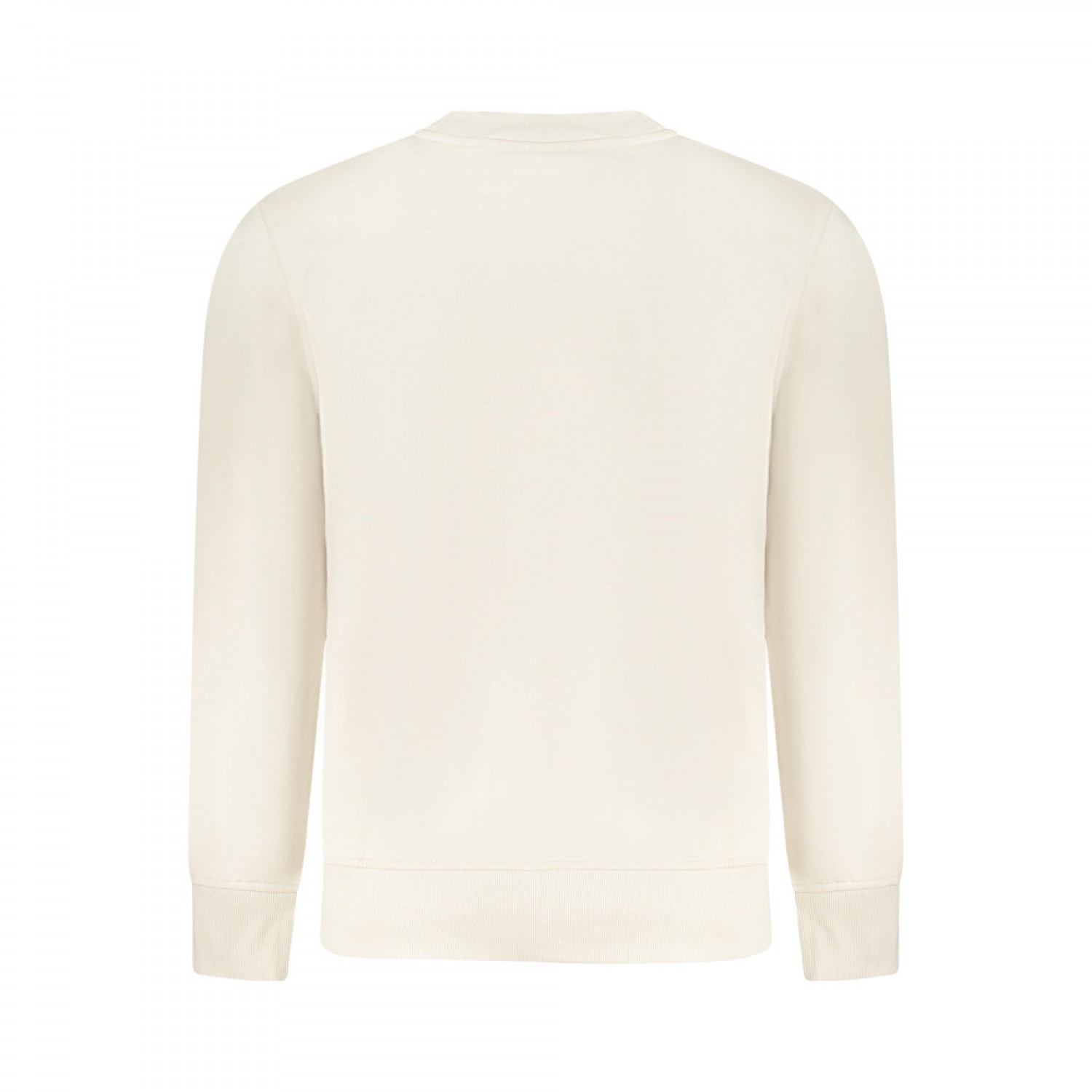 CALVIN KLEIN Ανδρική Μακρυμάνικη Μπλούζα Φούτερ Με Στρογγυλή Λαιμόκοψη J30J327119_BEPDH Εκρού