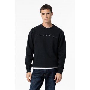 Life Style Butiken Ανδρικό Φούτερ με Στρόγγυλη Λαιμόκοψη LS10058322_790 Black