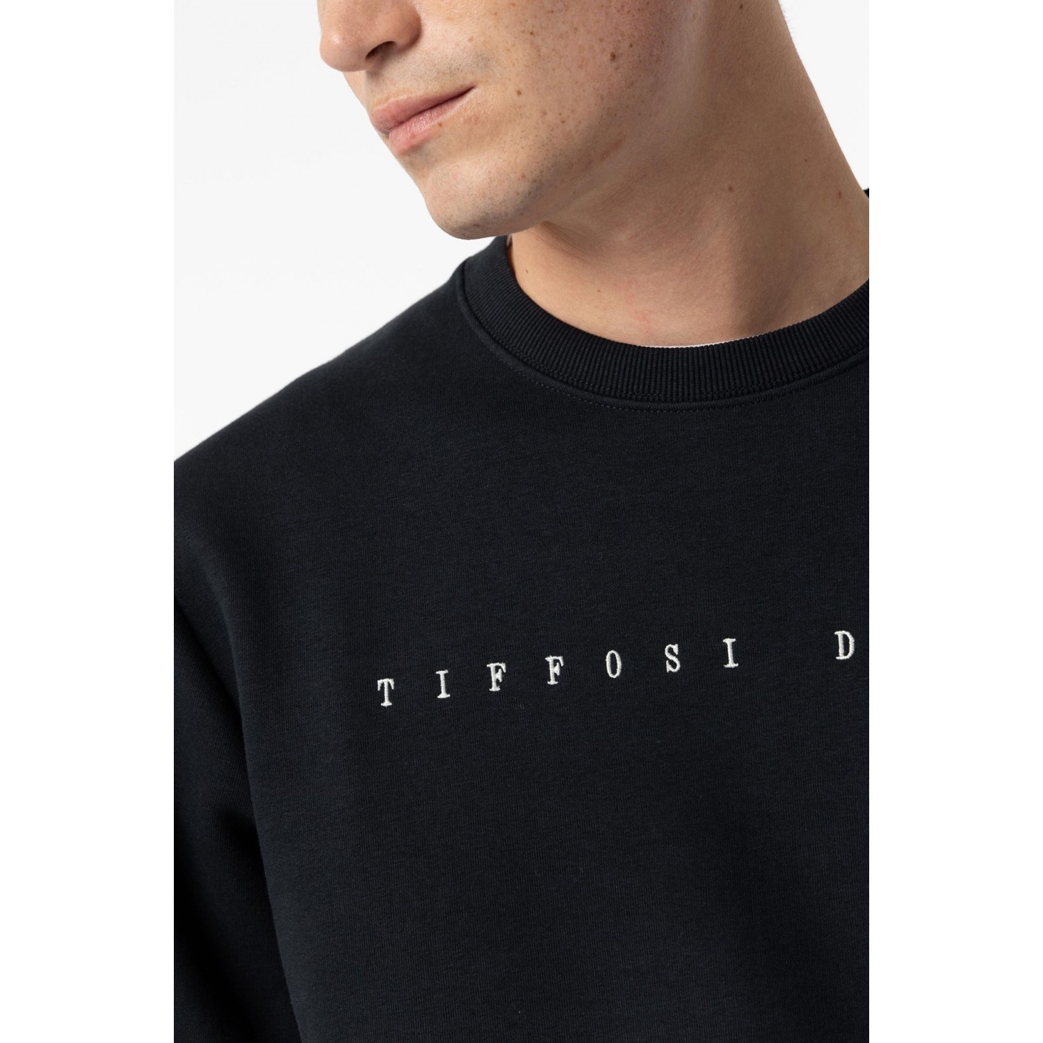 Life Style Butiken Ανδρικό Φούτερ με Στρόγγυλη Λαιμόκοψη LS10058322_790 Black