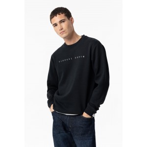 Life Style Butiken Ανδρικό Φούτερ με Στρόγγυλη Λαιμόκοψη LS10058322_790 Black