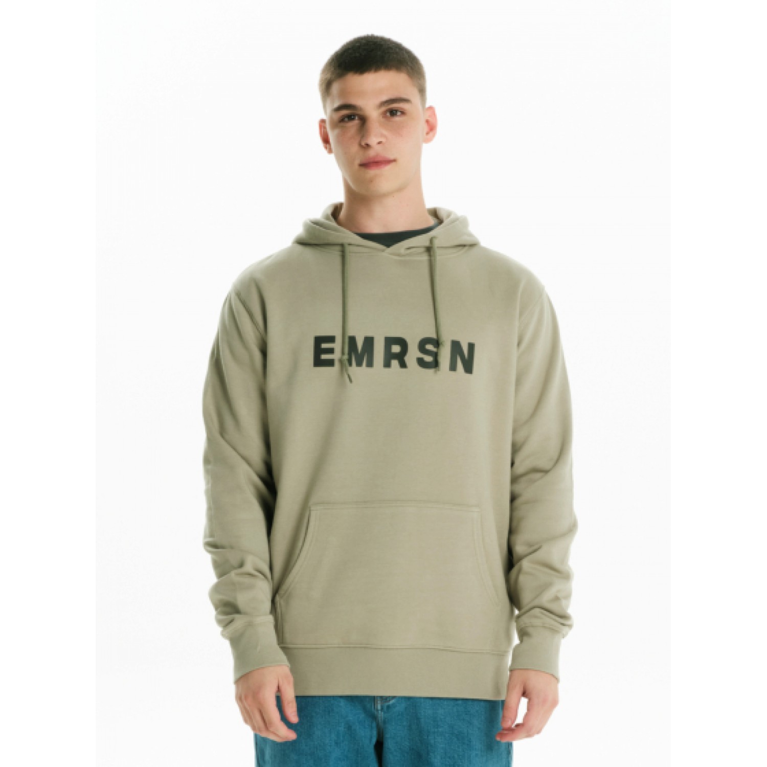 EMERSON ΑΝΔΡΙΚΟ ΦΟΥΤΕΡ ΜΕ ΚΟΥΚΟΥΛΑ 242.EM20.02 SMOKE GREEN