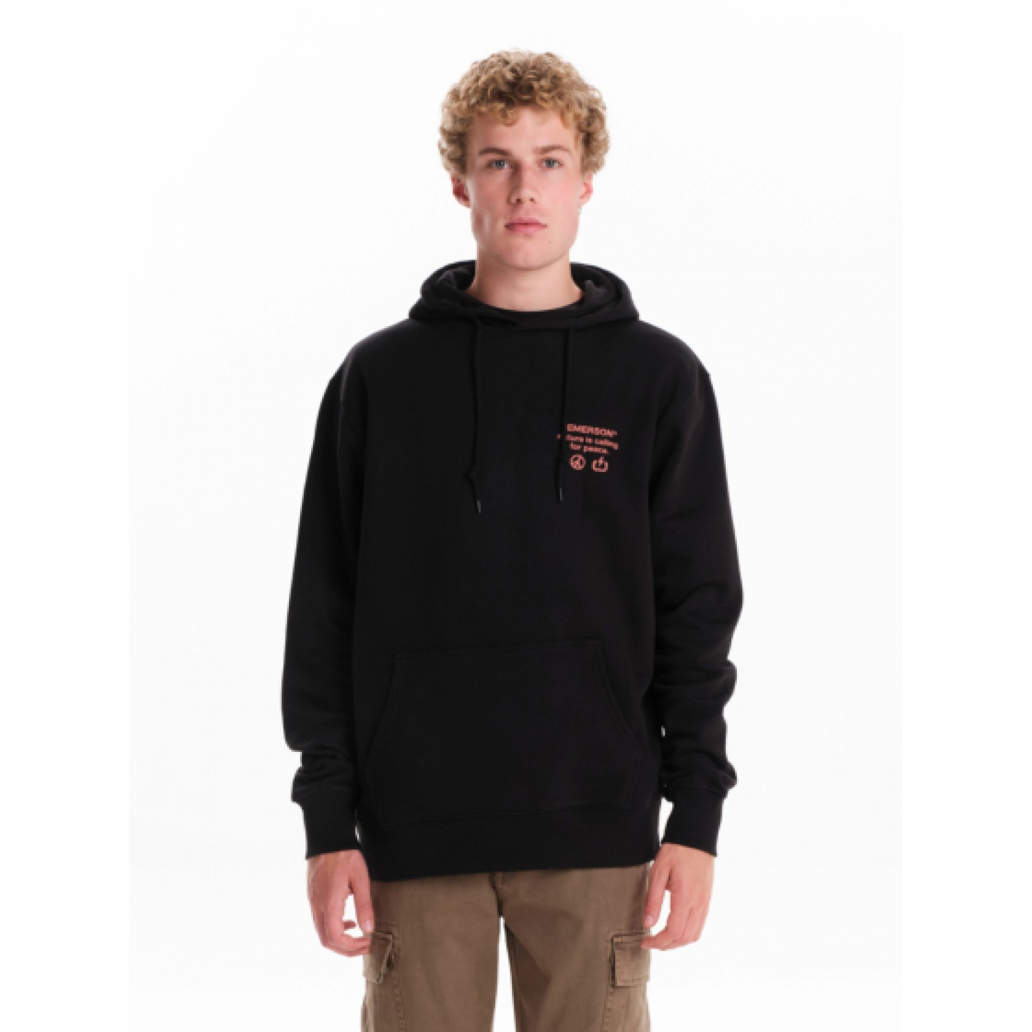 EMERSON ΑΝΔΡΙΚΟ ΦΟΥΤΕΡ ΜΕ ΚΟΥΚΟΥΛΑ 242.EM20.21 Black