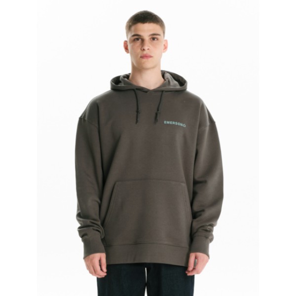 EMERSON ΑΝΔΡΙΚΟ OVERSIZED ΦΟΥΤΕΡ ΜΕ ΚΟΥΚΟΥΛΑ 242.EM20.50 PINE GREEN