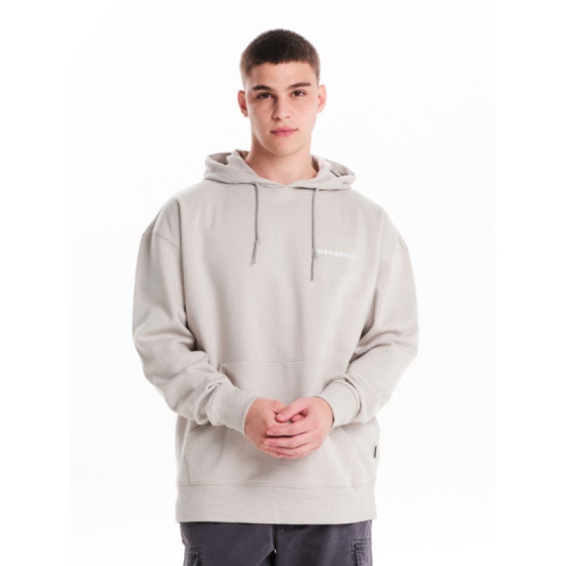 EMERSON ΑΝΔΡΙΚΟ OVERSIZED ΦΟΥΤΕΡ ΜΕ ΚΟΥΚΟΥΛΑ 242.EM20.50 GREY Ανδρικά
