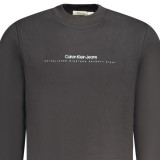 CALVIN KLEIN Ανδρική Μακρυμάνικη Μπλούζα Φούτερ Με Στρογγυλή Λαιμόκοψη J30J327119_NEBEH Black 2