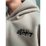 Life Style Butiken Ανδρική Μακρυμάνικη Φούτερ με κουκούλα Oversized LS190071 Μπέζ 2