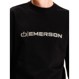 EMERSON Ανδρικό Φούτερ με Λαιμόκοψη Classic Crew Neck 252.EM20.03 Black 6