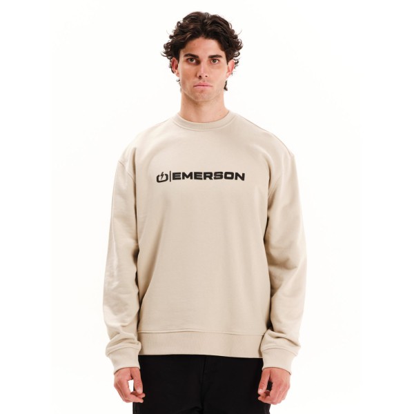 EMERSON Ανδρικό Φούτερ με Λαιμόκοψη Classic Crew Neck 252.EM20.03 CLAY GREY
