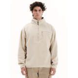 EMERSON ΑΝΔΡΙΚΟ FLEECE ΜΕ ΑΝΟΙΓΜΑ ΦΕΡΜΟΥΑΡ ΜΕΧΡΙ ΤΟ ΣΤΗΘΟΣ 252.EM28.06 CLAY GREY 1