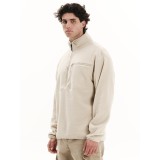 EMERSON ΑΝΔΡΙΚΟ FLEECE ΜΕ ΑΝΟΙΓΜΑ ΦΕΡΜΟΥΑΡ ΜΕΧΡΙ ΤΟ ΣΤΗΘΟΣ 252.EM28.06 CLAY GREY 2