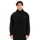 EMERSON ΑΝΔΡΙΚΟ FLEECE ΜΕ ΑΝΟΙΓΜΑ ΦΕΡΜΟΥΑΡ ΜΕΧΡΙ ΤΟ ΣΤΗΘΟΣ 252.EM28.06 BLACK 1