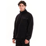 EMERSON ΑΝΔΡΙΚΟ FLEECE ΜΕ ΑΝΟΙΓΜΑ ΦΕΡΜΟΥΑΡ ΜΕΧΡΙ ΤΟ ΣΤΗΘΟΣ 252.EM28.06 BLACK 2