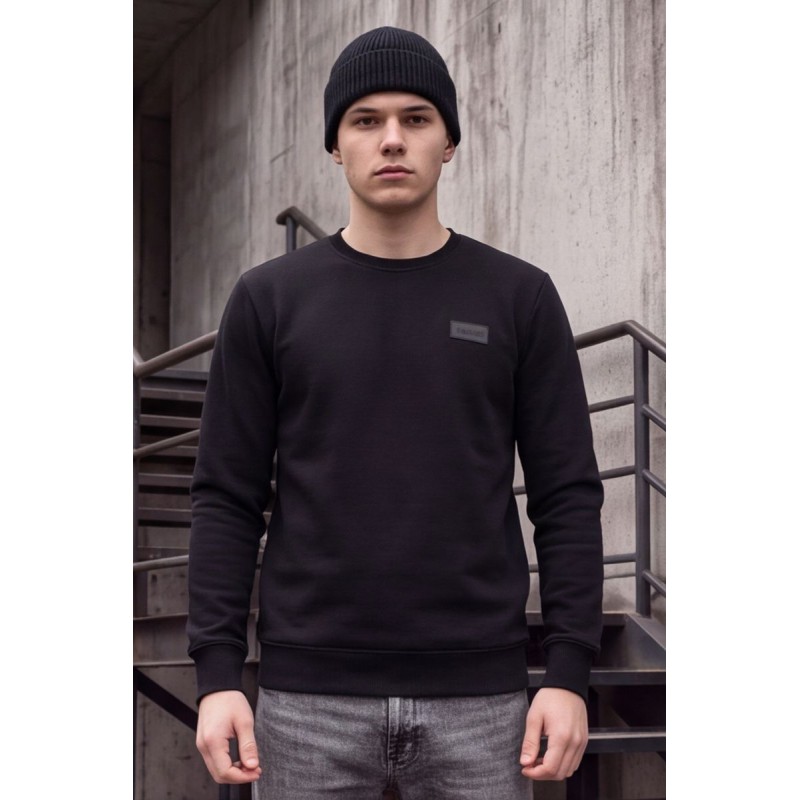 Life Style Butiken Ανδρική μακρυμάνικη φούτερ LS12481050 BLACK Ανδρικά