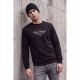 Life Style Butiken Ανδρική μακρυμάνικη φούτερ LS12681051 BLACK 2