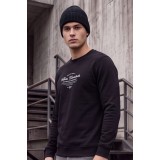 Life Style Butiken Ανδρική μακρυμάνικη φούτερ LS12681051 BLACK 3