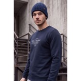 Life Style Butiken Ανδρική μακρυμάνικη φούτερ LS12681051 NAVY 4