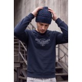 Life Style Butiken Ανδρική μακρυμάνικη φούτερ LS12681051 NAVY 1