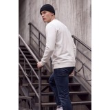 Life Style Butiken Ανδρική μακρυμάνικη φούτερ LS12681051 OFF WHITE 5