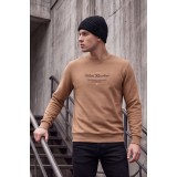 Life Style Butiken Ανδρική μακρυμάνικη φούτερ LS12681051 BEIGE 1