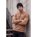Life Style Butiken Ανδρική μακρυμάνικη φούτερ LS12681051 BEIGE 5