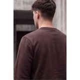 Life Style Butiken Ανδρική Μπλούζα Φούτερ χωρίς Κουκούλα LS12681052 Καφέ (Seal Brown) 6