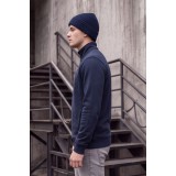 Life Style Butiken Ανδρικό Βαμβακερό Φούτερ Half-Zip με Όρθιο Γιακά και Τσέπες LS12681059 NAVY 3