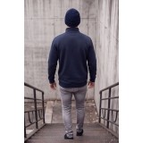 Life Style Butiken Ανδρικό Βαμβακερό Φούτερ Half-Zip με Όρθιο Γιακά και Τσέπες LS12681059 NAVY 4