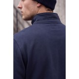 Life Style Butiken Ανδρικό Βαμβακερό Φούτερ Half-Zip με Όρθιο Γιακά και Τσέπες LS12681059 NAVY 6
