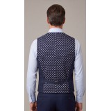 Life Style Butiken Ανδρικό Γιλέκο Καρό LS143567 NAVY Με Καφέ Διχρωμίες 4