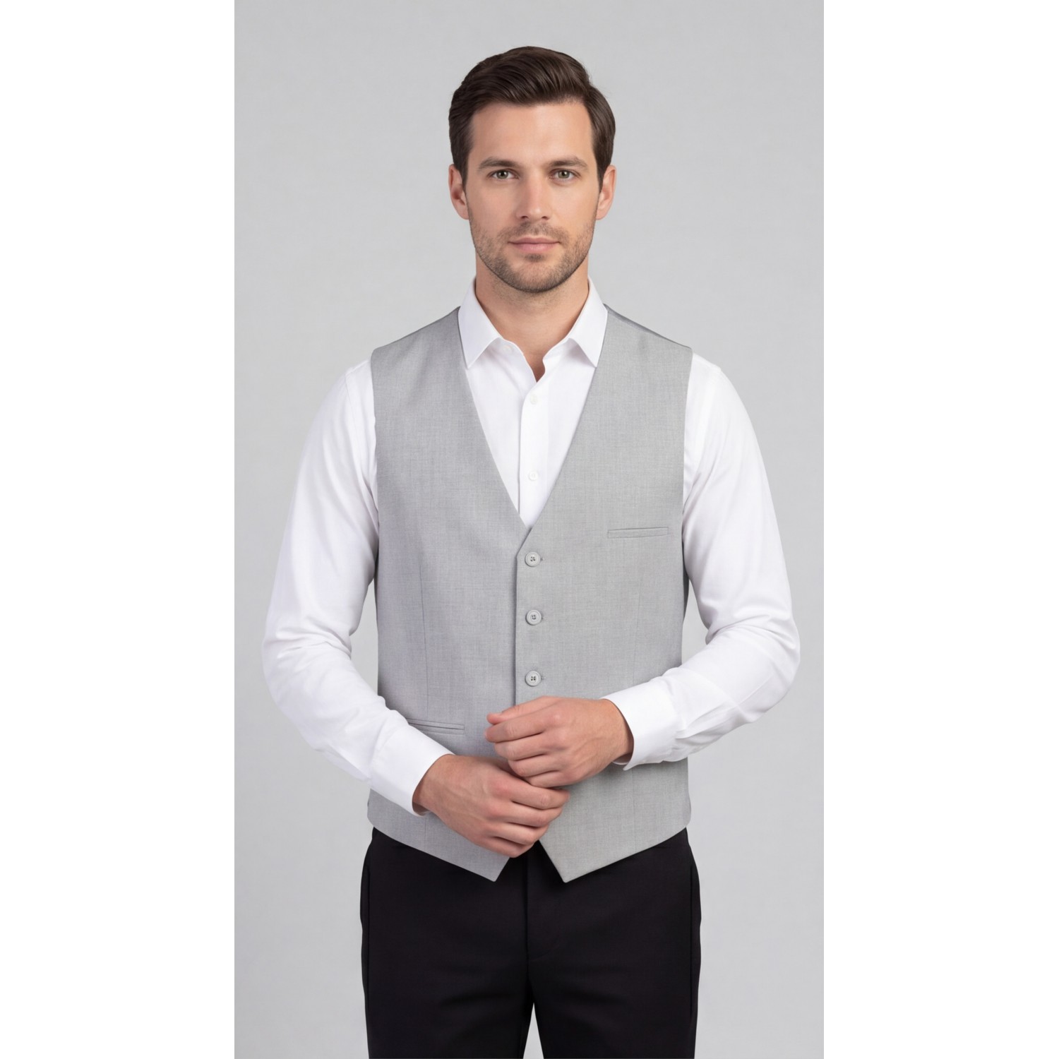 Life Style Butiken Ανδρικό Γιλέκο LS19463 GREY Ανδρικά