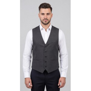 Life Style Butiken Ανδρικό Γιλέκο LS19909 Γκρι Ανθρακί