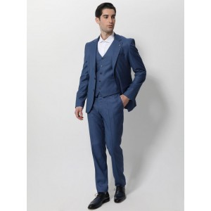 TRESOR Κοστούμι Με Γιλέκο ROMA 1698 Μπλε