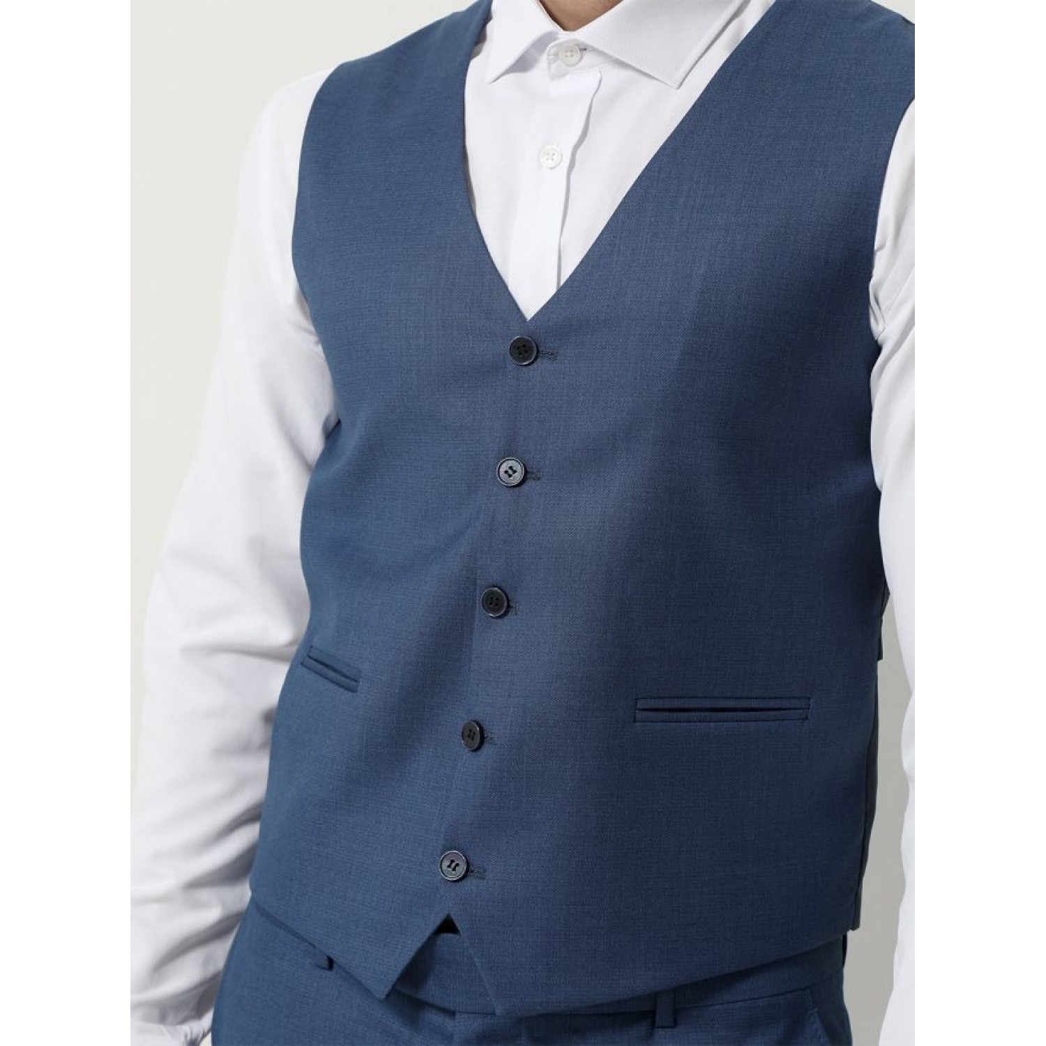 TRESOR Κοστούμι Με Γιλέκο ROMA 1698 Μπλε