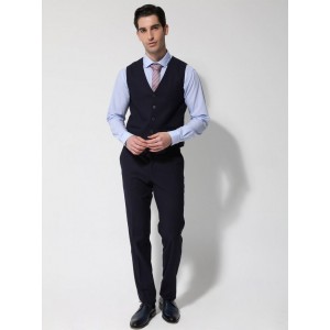 TRESOR Κοστούμι Με Γιλέκο ITALO 1699 Navy