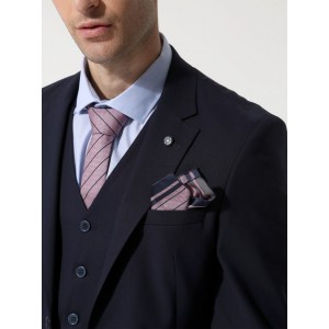 TRESOR Κοστούμι Με Γιλέκο ITALO 1699 Navy
