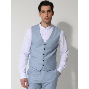 TRESOR Κοστούμι Με Γιλέκο ROMA 1698 Σιελ