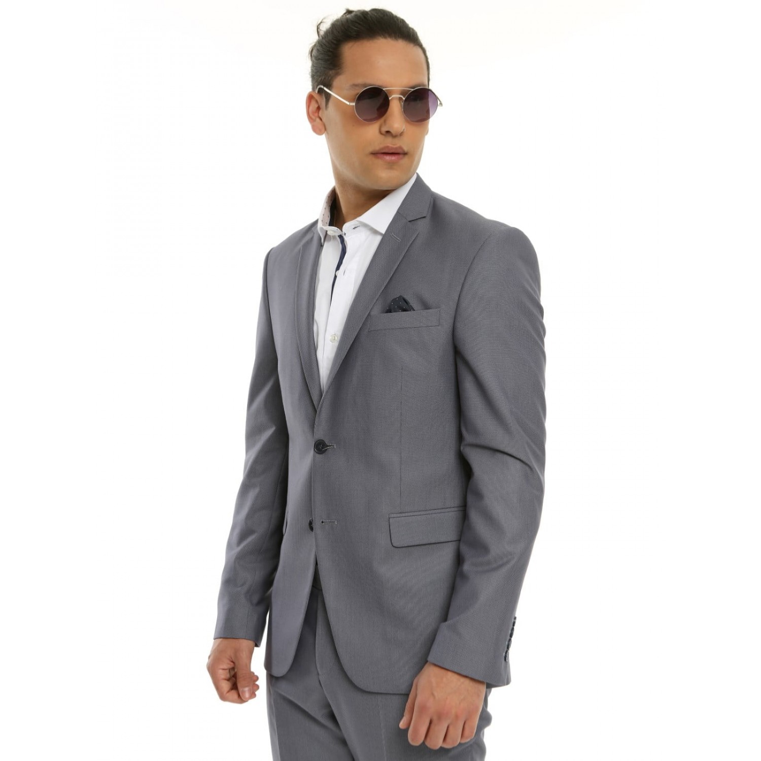 Ανδρικό κοστούμι σε Μπλε-Γκρι Alfio Tresor 1970