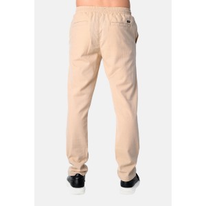 Life Style Butiken Σετ Λινό παντελόνι με πουκάμισο LS12548524 Μπεζ