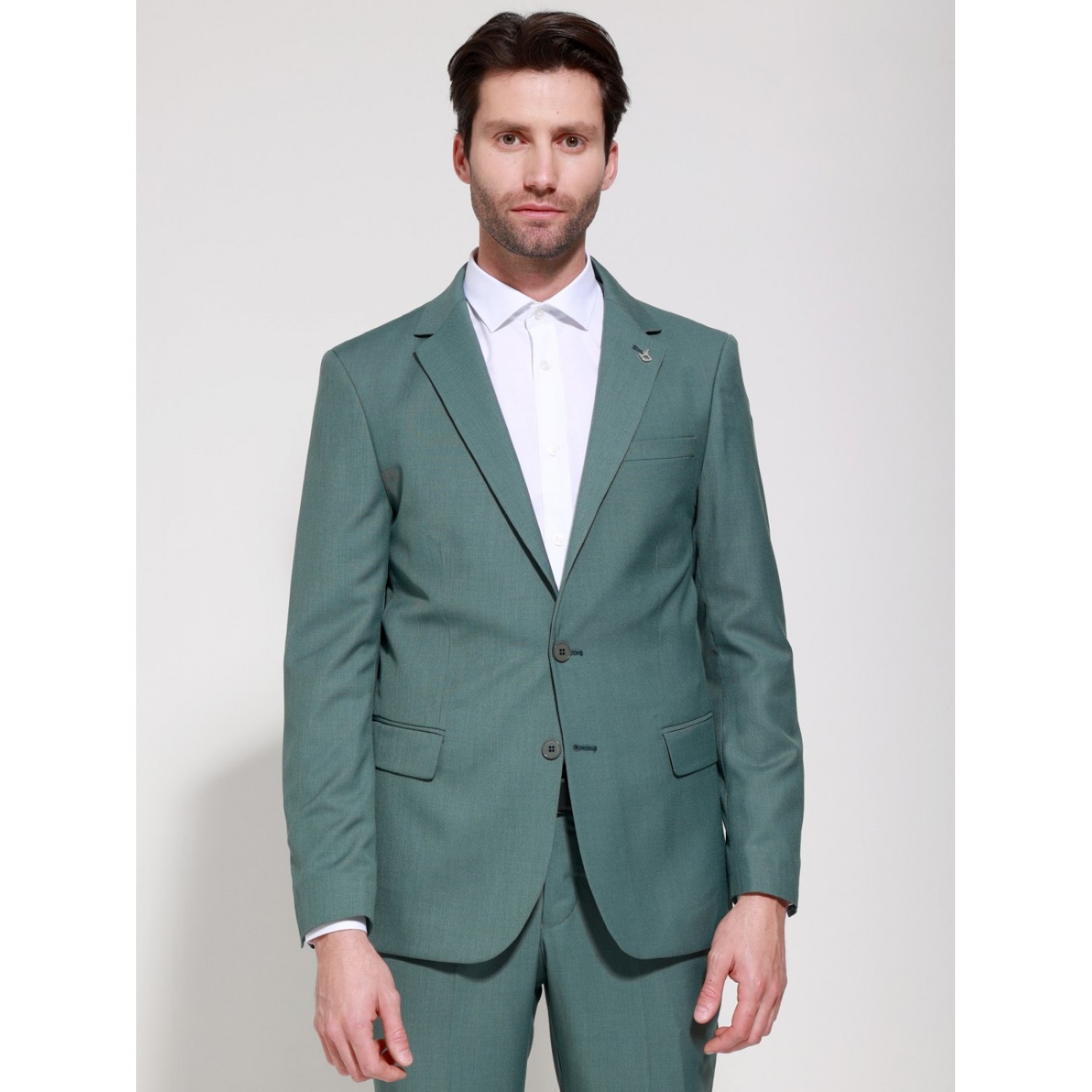 Life Style Butiken LS33-1614 Πράσινο Ανδρικό Κοστούμι Slim 